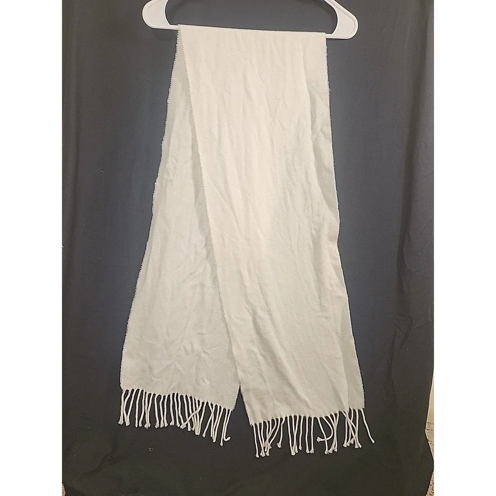 Cejon Ivory‎ 100% Acrylic Fringed Scarf Made in Italy